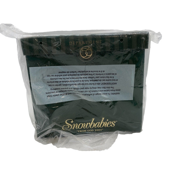 Department 56 Snowbabies "From God 2004" Set of 2 in Original Box Sealed - Picture 3 of 7